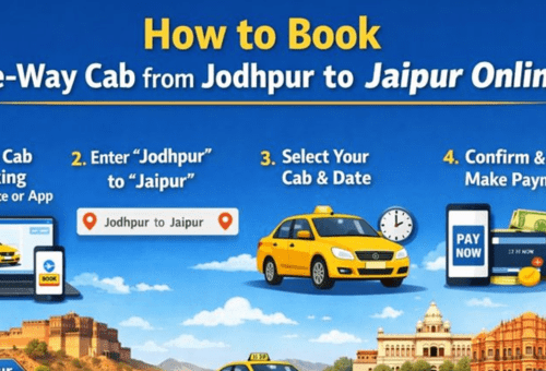 How to Book One-Way Cab from Jodhpur to Jaipur Online